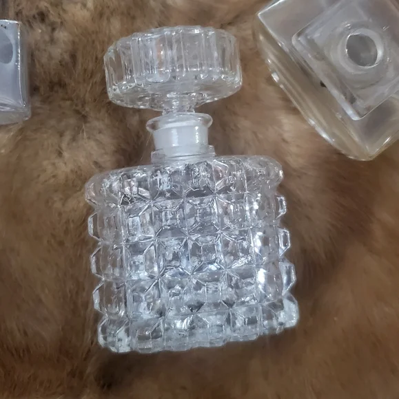 Vintage Crystal perfume bottles Empty France USA - Picture 3 of 15